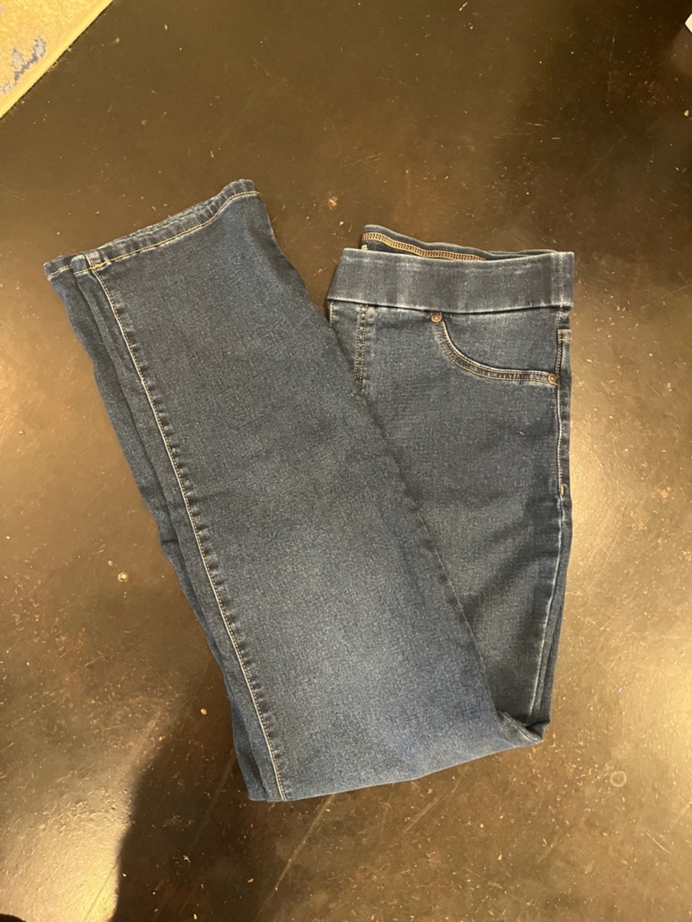 Dark Blue Women’s Tummy Control Soft Stretch Denim Jeans